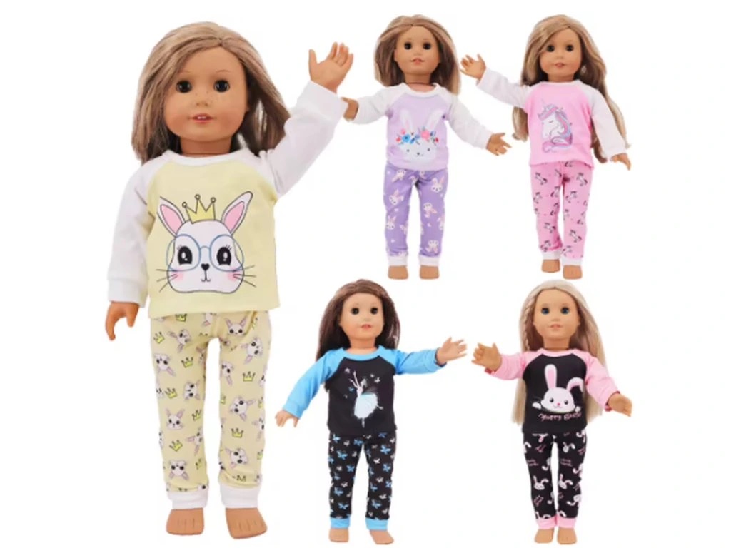 Pyžámka pro panenku American girl a Baby Born (43 cm)